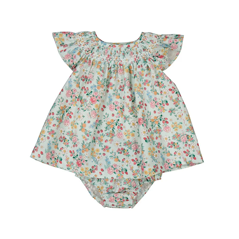 Mayoral-Printed Dress-Jade