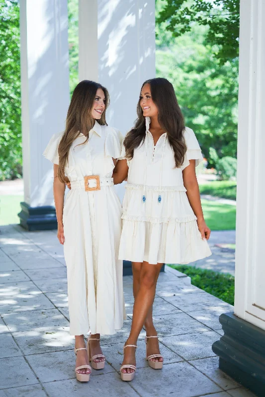 ALDEN ADAIR Rose Dress - Ivory - FINAL SALE