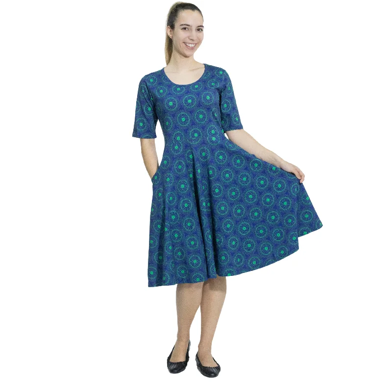 Pi Mandala Twirl Dress