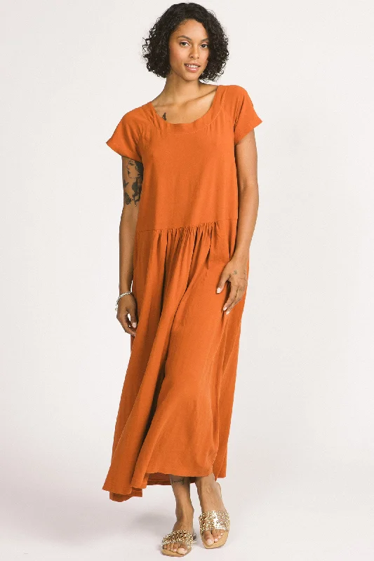 Enola Dress Cognac