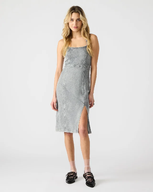 GIA DRESS LIGHT GREY