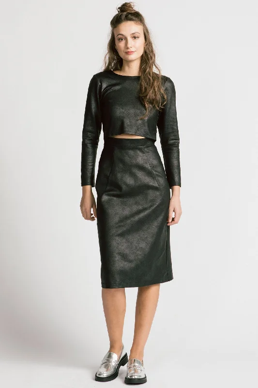 Expectations Dress Leatherette