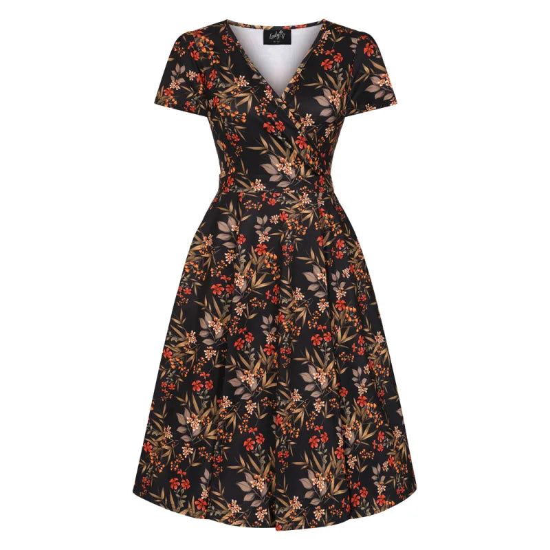 Lyra Dress - Autumn Leaves