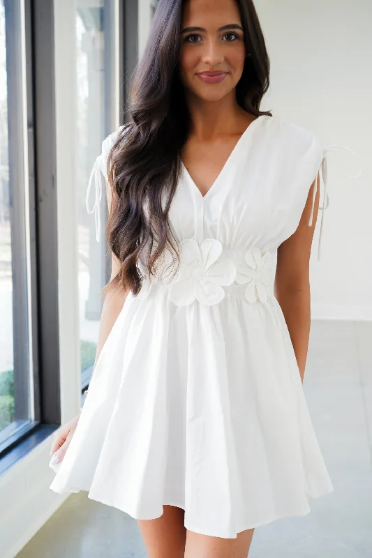 Mallorie Dress - Ivory