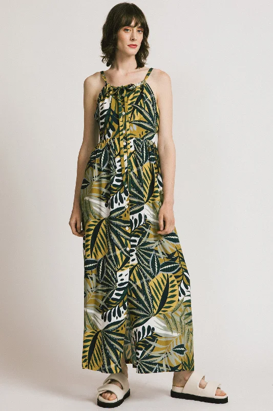 Lanai Dress Green Floral