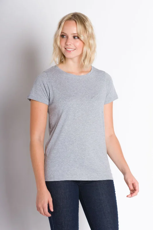 Buttercup | Women's Cotton Shirt With Reflective Striping Stylish Casual Short Tee