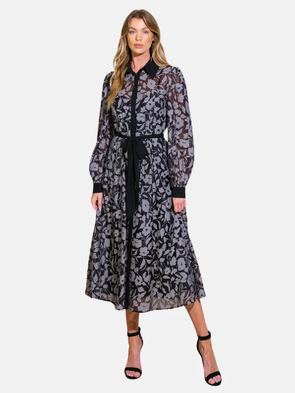 Captivating Always Jacquard Midi Dress Stylish Animal Print Midi Dress