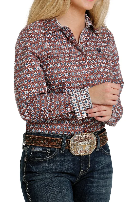 Cinch Ladies Shirt - Black Friday Sale Casual Button-Down Short Shirt