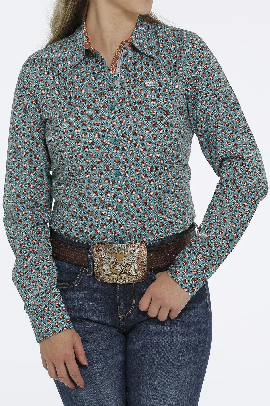 Cinch Wmns Button Down Western Shirt - Black Friday Sale Casual Loose Short Sleeve