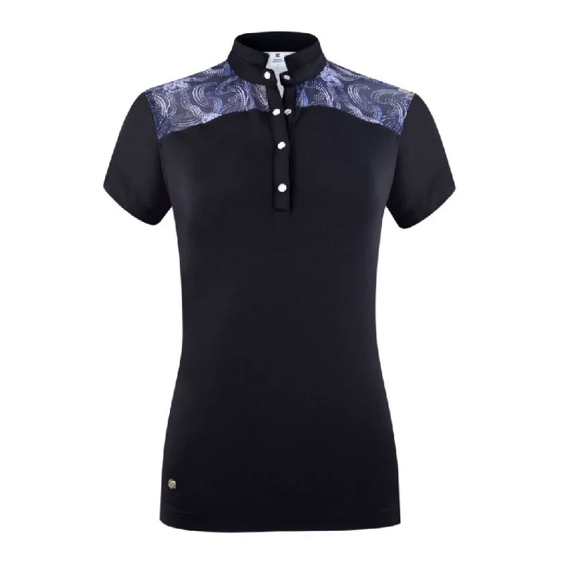 Daily Sports Ladies Sigrid Short Sleeve Polo Shirt 243/133 Elegant Draped Short Sleeve Daily Sports Ladies Sigrid Short Sleeve Polo Shirt 243/133 Elegant Draped Short Sleeve