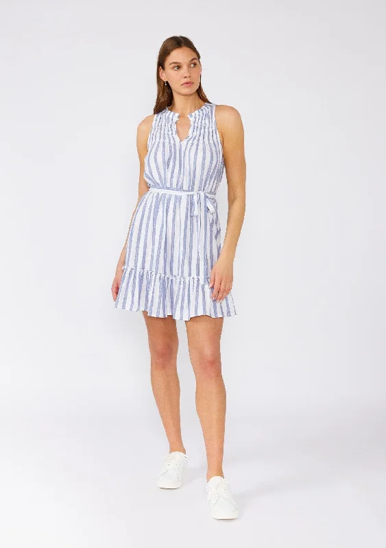 Elinore Striped Mini Dress Classic Shift Mini Dress