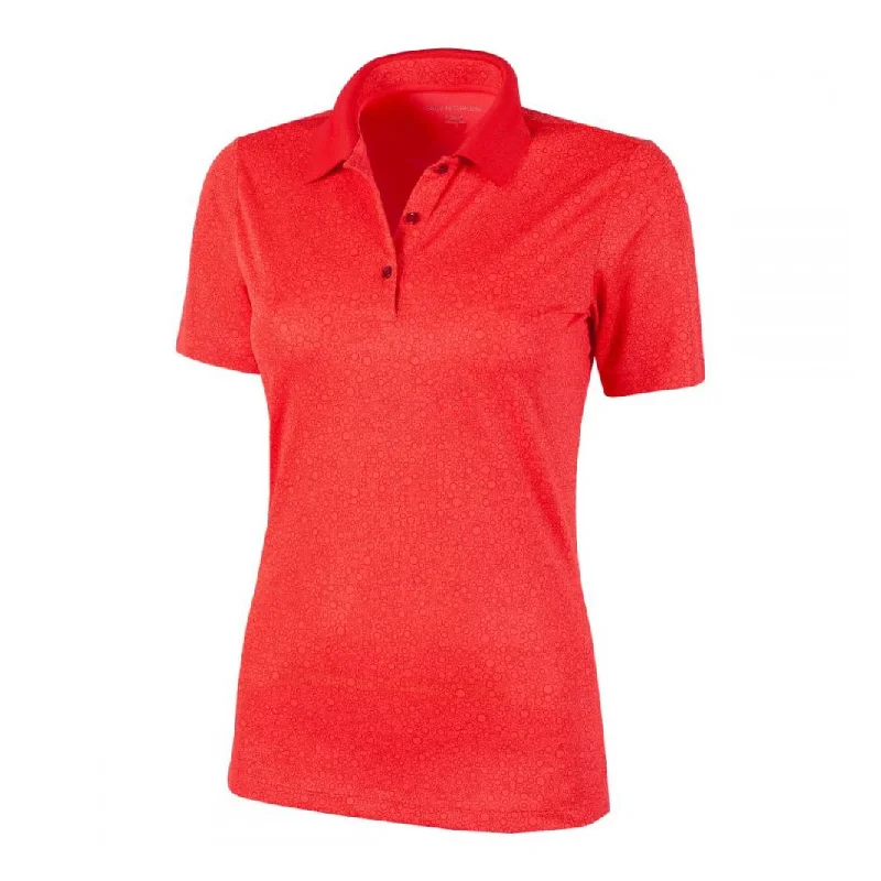 Galvin Green Ladies Madelene Golf Shirt G2172 Fashionable Button-Front Short Sleeve