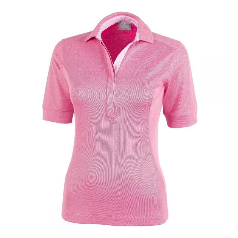 Galvin Green Ladies Myrtle V8+ Golf Polo Shirt G8959 Cozy Striped Short Sleeve