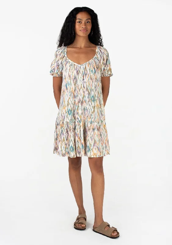 Island Bound Mini Dress Fashionable Button-Front Mini Dress