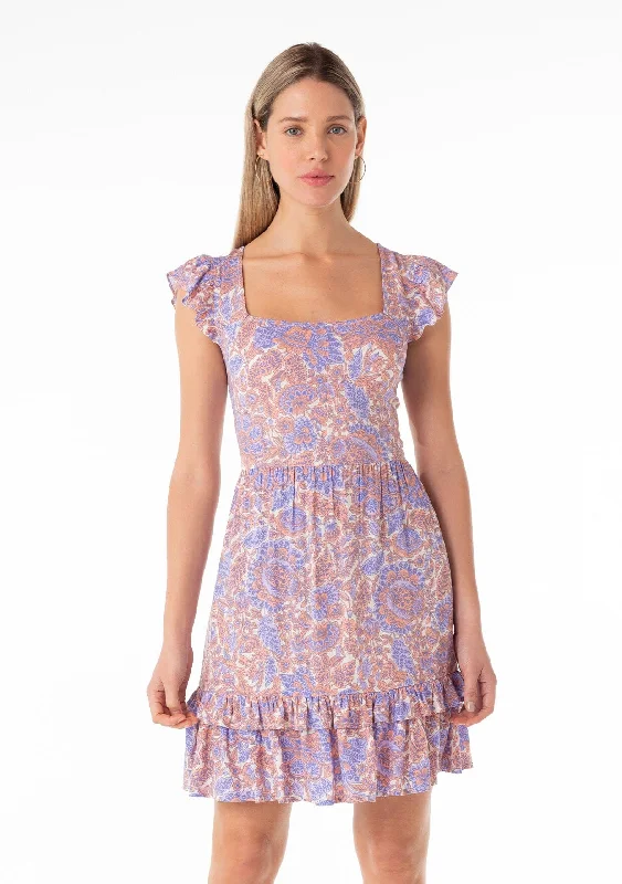 Josie Mini Dress Elegant Lace-Up Mini Dress