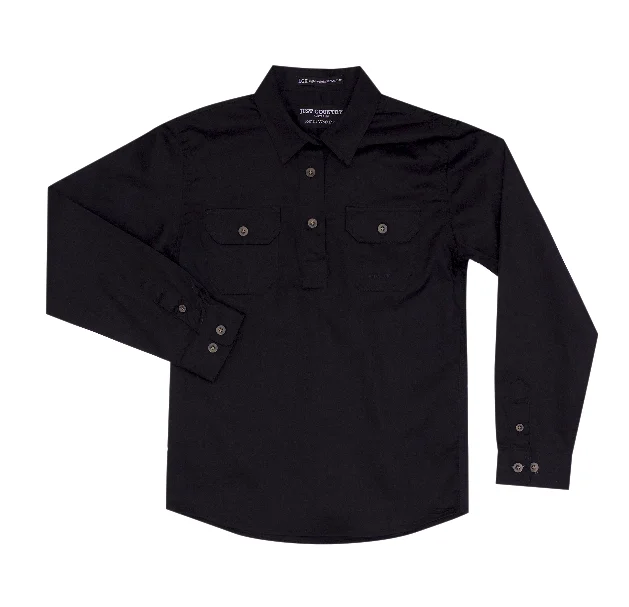 Just Country Wms Jahna Workshirt Stylish Round Neck Shirt