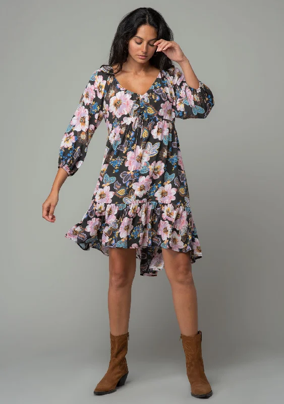 Missed Connection Mini Dress Cozy Ruched Mini Dress