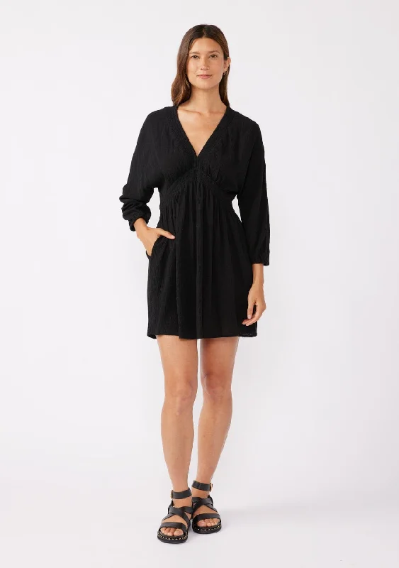 Night Spell Mini Dress Comfortable Polka Dot Mini Dress