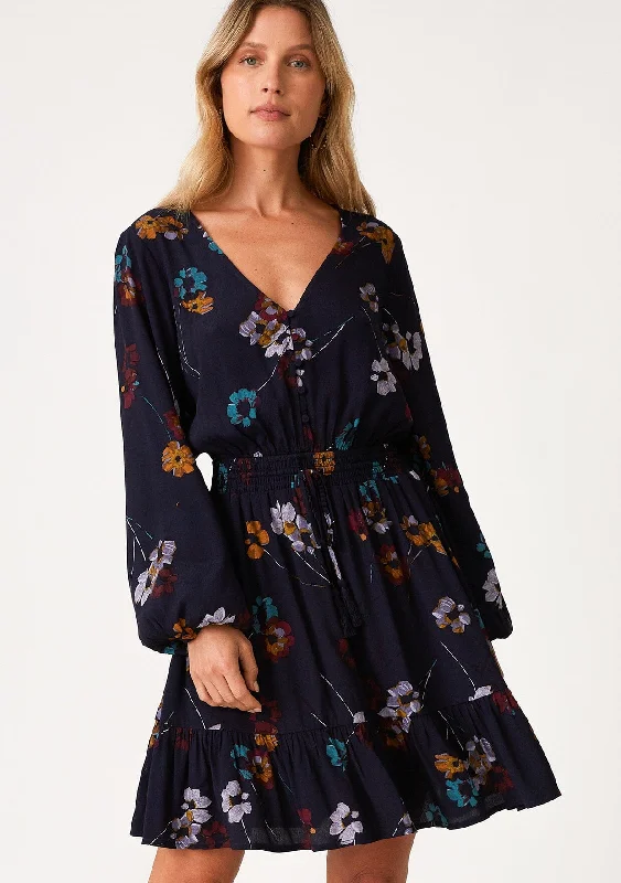 Norah Mini Dress Elegant Floral-Print Mini Dress