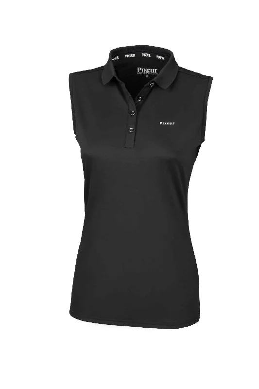 Pikeur Jarla Ladies Sleeveless Shirt SS23 Elegant Silk Short Shirt