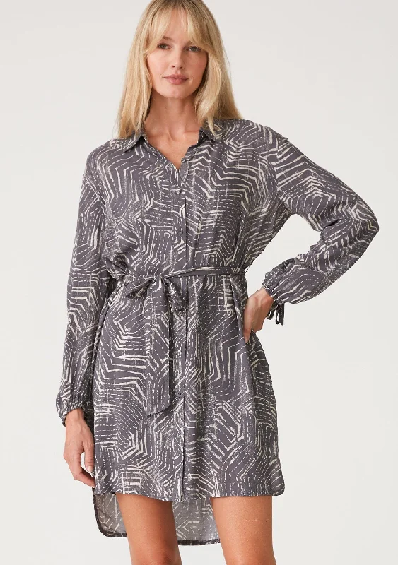 Shera Mini Dress Trendy Button-Detail Mini Dress