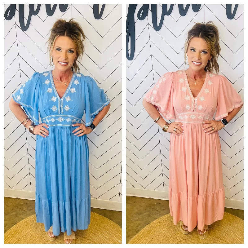 TEA AND FLOWER MIDI DRESS--FLASH SALE Comfortable Sleeveless Midi Dress