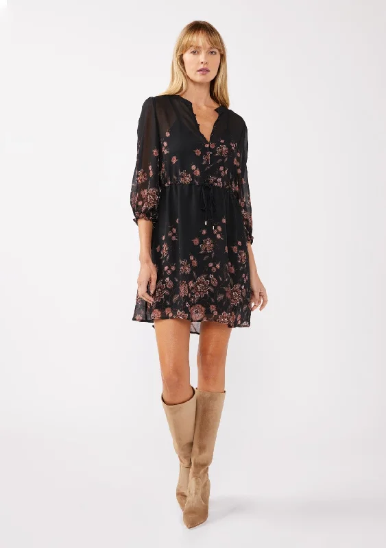 That Moment Floral Mini Dress Trendy Off-Shoulder Dress Mini