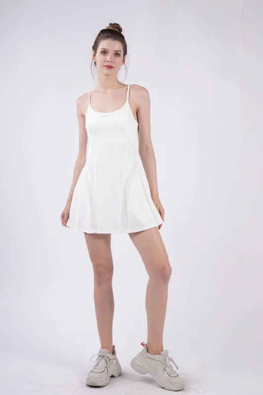 Ace Mesh Tennis Mini Dress Trendy Camisole Mini Dress