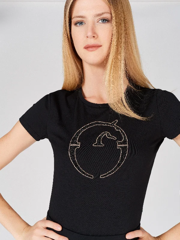Vestrum Cecina Ladies Printed T Shirt Comfortable Ribbed Short Sleeve