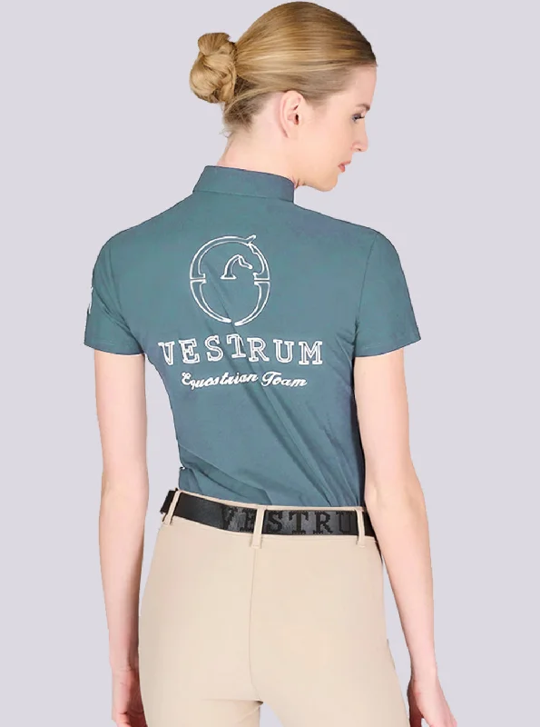 Vestrum Portorose Ladies Polo-Shirt Trendy Tie-Front Short Shirt