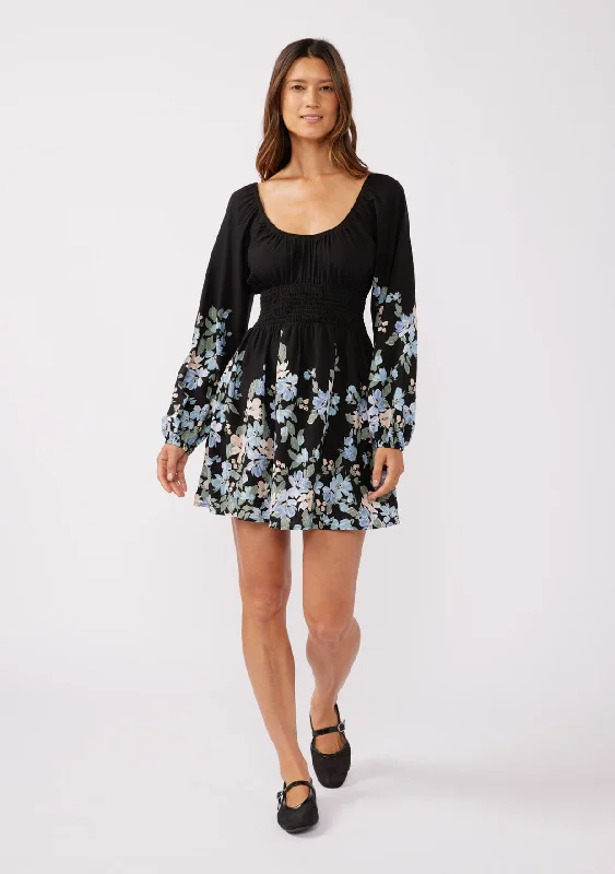 Yours Truly Floral Mini Dress Casual Button-Up Mini Dress