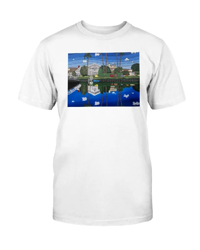 Venice Canals 2 - Unisex T-Shirt Solid Print Embellished