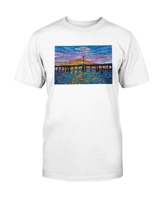 Waiting For a Set - Unisex T-Shirt Mesh Blend Leather Blend Suede Blend