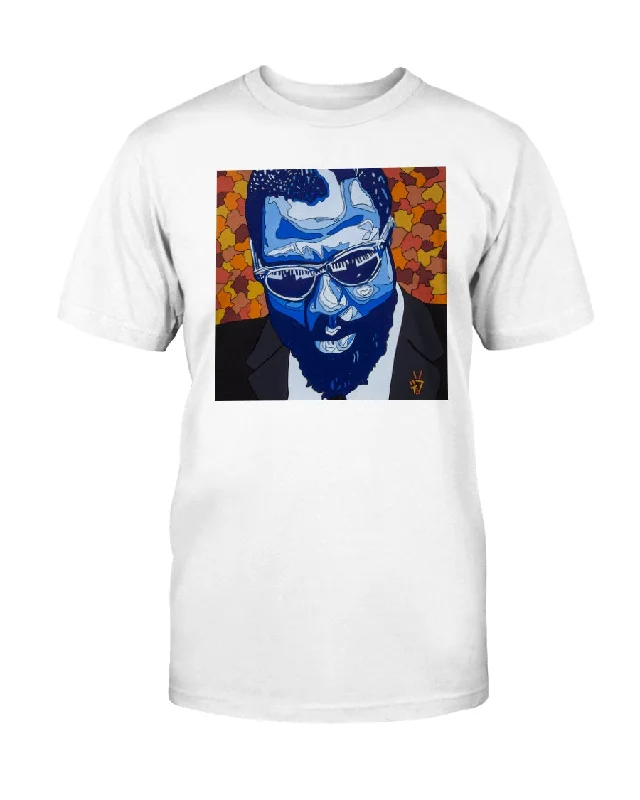 Blue Monk - Unisex T-Shirt Collared Crew Neck Turtle Neck