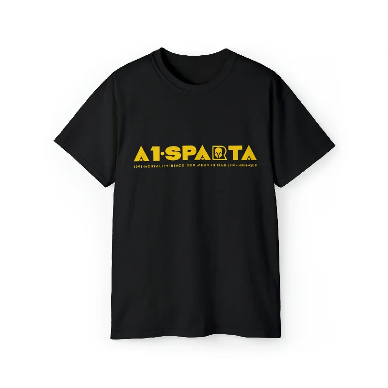 A1-Sparta Unisex Ultra Cotton Tee Hooded Caped Shawl Collar