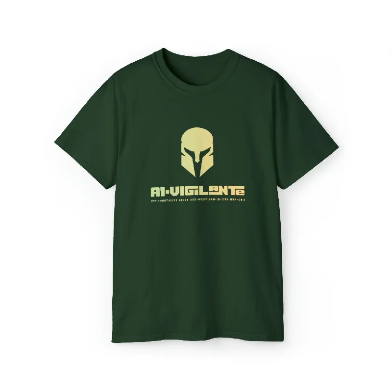 A1-Vigilante Sparta Unisex Ultra Cotton Tee Fleece Fabric Down Fabric Feather Fabric A1-Vigilante Sparta Unisex Ultra Cotton Tee Fleece Fabric Down Fabric Feather Fabric