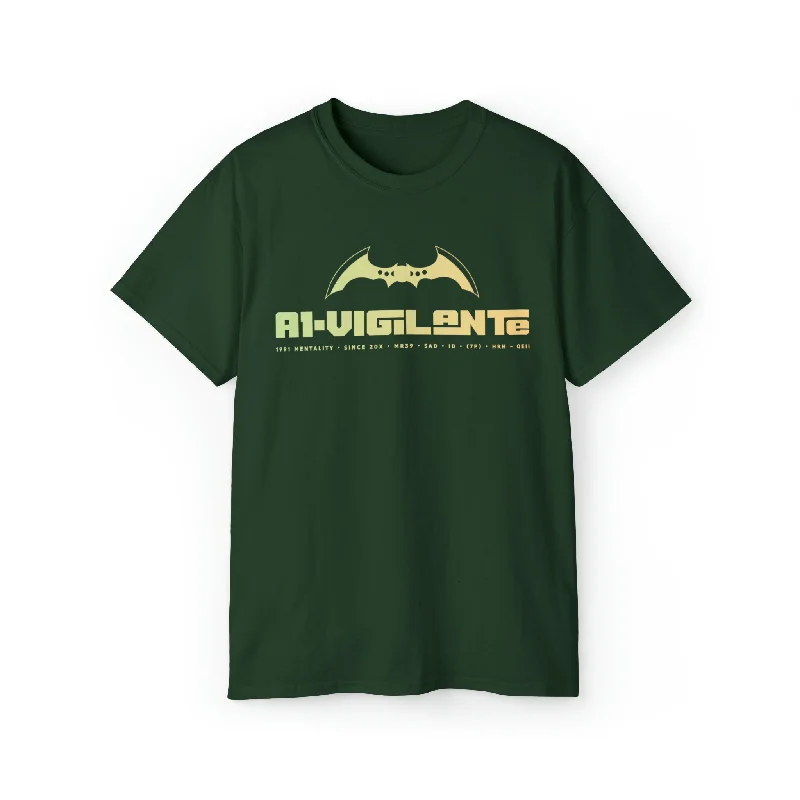 A1-Vigilante Unisex Ultra Cotton Tee Nylon Fabric Polyester Fabric Spandex Fabric