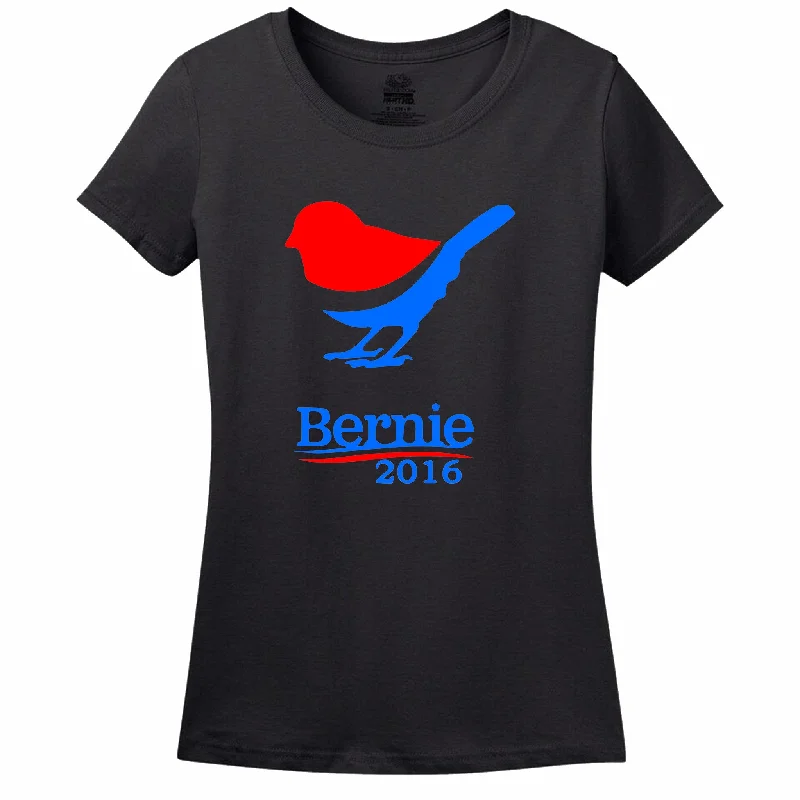 Bernie Bird Women's T-Shirt Spandex Blend Rayon Blend Denim Blend