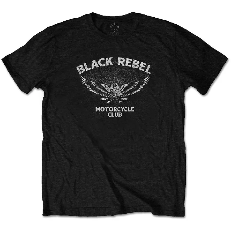 Black Rebel Motorcycle Club | Official Band T-Shirt | Eagle Graphic T-Shirt Round Neck Polyester Black Rebel Motorcycle Club | Official Band T-Shirt | Eagle Graphic T-Shirt Round Neck Polyester