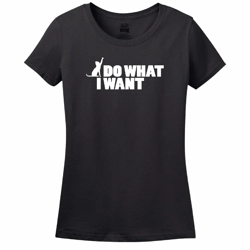 Cats Do What They Want Women's Tee Terry Blend Velvet Blend Canvas Blend