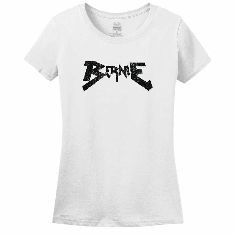 Bernie Rocks Women's T-Shirt Oversized T-Shirt Spandex breathable