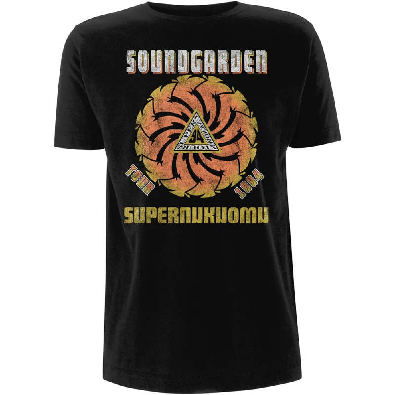 Soundgarden | Official Band T-Shirt | Superunknown Tour '94 (Back Print) Lace Blend Ribbed Blend Corduroy Blend Soundgarden | Official Band T-Shirt | Superunknown Tour '94 (Back Print) Lace Blend Ribbed Blend Corduroy Blend