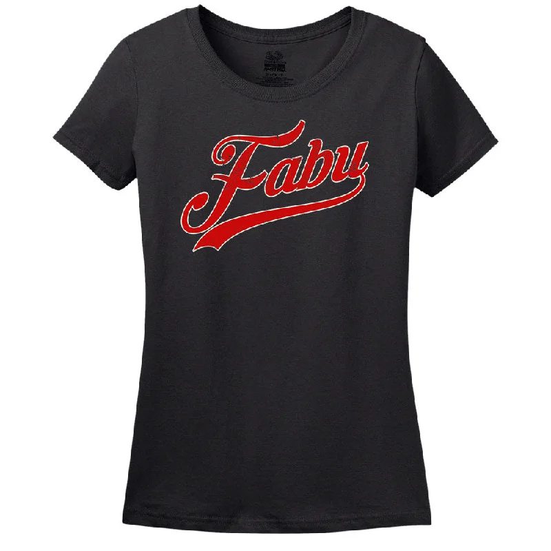 Fabu - Women's T-Shirt Notch Collar Peter Pan Collar Cowl Neck