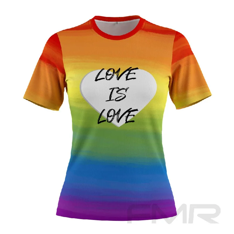 FMR Women's Love Short Sleeve T-Shirt Modern Contemporary Chic