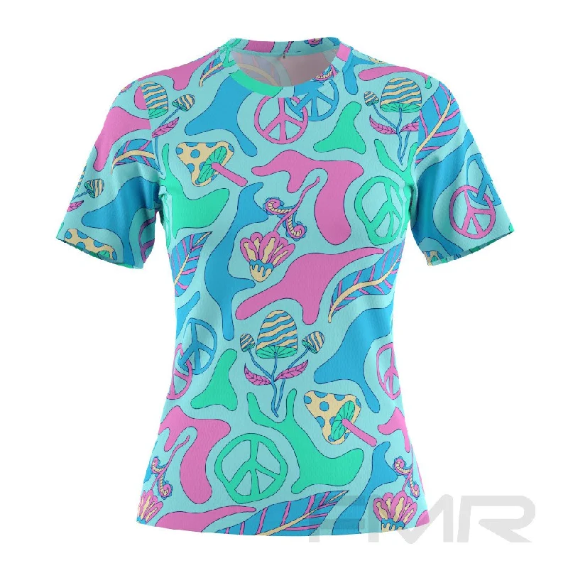 FMR Women's Woodstock Short Sleeve T-Shirt Fashionable Trendy Casual