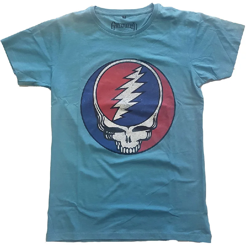 Grateful Dead Unisex Eco-T-Shirt: Steal Your Face Classic Machine Wash Dry Clean Hand Wash Grateful Dead Unisex Eco-T-Shirt: Steal Your Face Classic Machine Wash Dry Clean Hand Wash