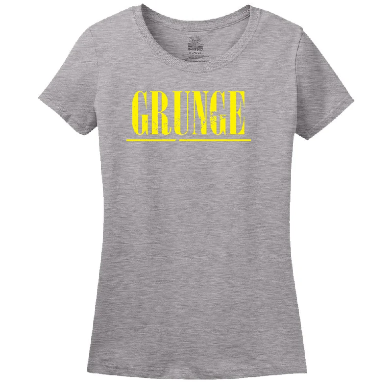 Grunge - Women's T-Shirt Hooded Caped Shawl Collar