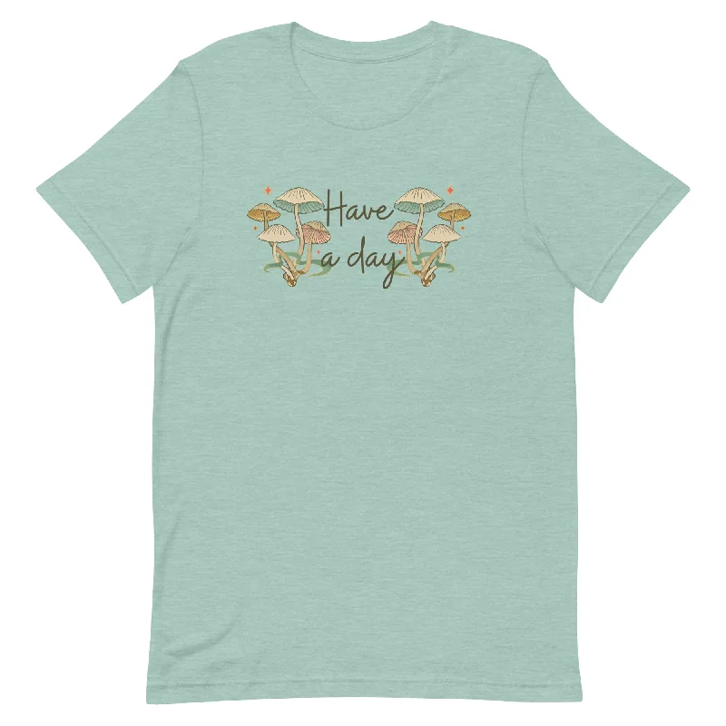 Have A Day Unisex t-shirt Welt Pockets Slit Pockets Flap Pockets