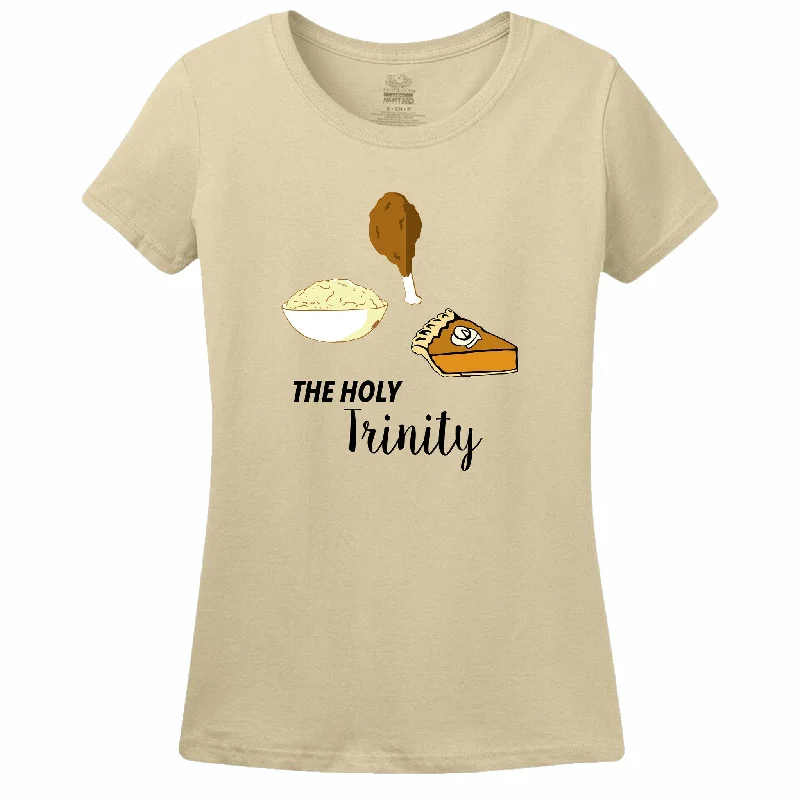 Holy Trinity Women's T-Shirt Lace Blend Ribbed Blend Corduroy Blend