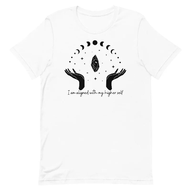 I Am Aligned With My Higher Self Unisex t-shirt Chenille Blend Fleece Blend Nylon Blend I Am Aligned With My Higher Self Unisex t-shirt Chenille Blend Fleece Blend Nylon Blend